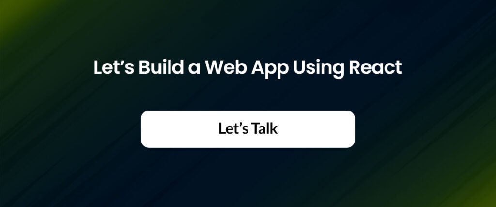 Build a web app using react